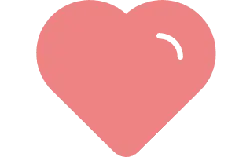Heart Emoji - pink - simple - High Resolution PNG