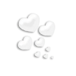 Heart-shaped Bubbles - Designer Recommended PNG