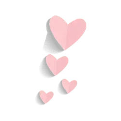 Pink Heart Pattern - simple - graphic - Free PNG