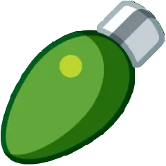 Christmas Light Bulb - lighting - Transparent Background PNG