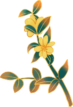 Yellow Flower - yellow - decoration - Transparent Background PNG
