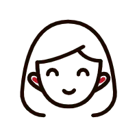 Smiling Girl - line - High Resolution PNG