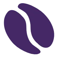 Purple Bean Shape Pattern - graphic design - Transparent Background PNG