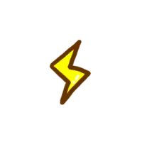 Lightning Bolt Symbol - warning - Curated PNG