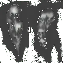 Smoke - gray - black - Transparent Layer PNG