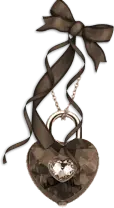 Heart-shaped Pendant - gift - PNG