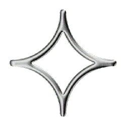 Cloverleaf - metal - PNG Images