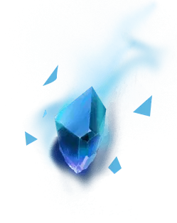 Blue Crystal - mystic - PNG