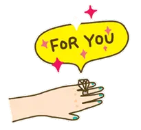 Hand Holding Diamond Ring - gift - Free PNG