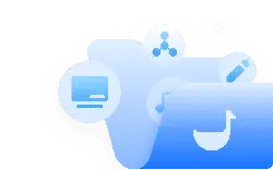 Blue Folder Icon - office - No Watermark PNG