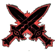 Crossed Swords - pattern - Transparent Layer PNG