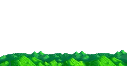 Green Mountains - Transparent Layer PNG