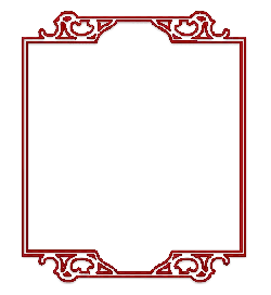 Red Border Decoration Pattern - red - PNG