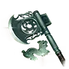 Battle Axe - decoration - High Resolution PNG