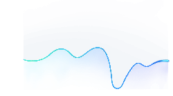 Blue Wave Line - neon light - High Resolution PNG