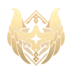 Golden Wings Emblem - High Resolution PNG