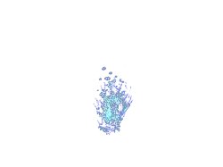 Blue Light Object - night sky - PNG