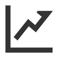 Line Chart - growth - No Background PNG