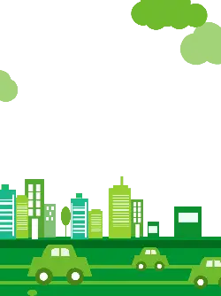 Green Cityscape - sky - Lossless PNG