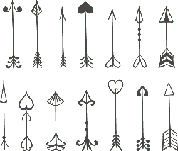 Arrow Patterns - decorative - PNG Images