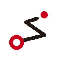 Red Dot Connection Line - graphic design - Free PNG