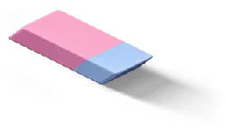 Eraser - pink - Free PNG