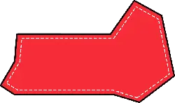 Red Irregular Shape - outline - PNG Images