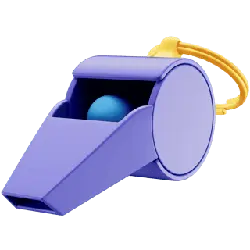Whistle - plastic - No Watermark PNG