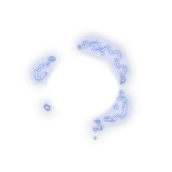 Blue Lightning Pattern - outline - High Resolution PNG