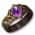 Purple Gemstone Ring - Transparent Background PNG