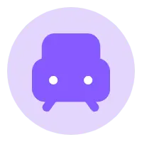 Purple Robot - simple - PNG