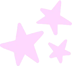 Pink Stars - graphic - Transparent Layer PNG