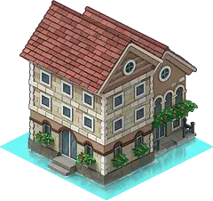 Pixel Style House - game element - Lossless PNG