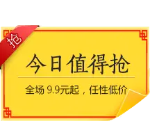 Today's Worth Grabbing - start from 9.9 yuan - Free PNG