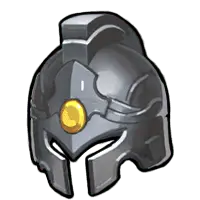 Silver Helmet - mechanical - Transparent Background PNG