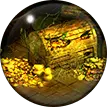 Pumpkin in a Box - holiday decoration - High Resolution PNG
