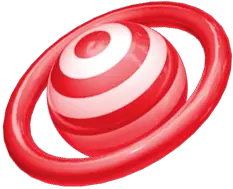 Red Striped Planet - future - Free PNG