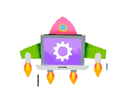 Rocket Laptop - technology - High Resolution PNG