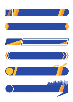Blue Banner Design Elements - graphic design - No Background PNG
