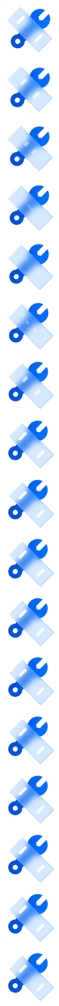Blue Wrench and Nut - machinery - PNG Images