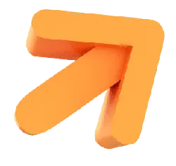 Orange Arrow - High Resolution PNG
