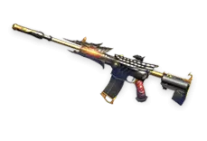 Futuristic Rifle - high-tech - science fiction - Transparent Layer PNG