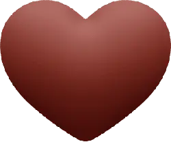 Heart - red - Transparent Background PNG