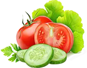 Tomato and Cucumber - tasty - PNG Images