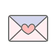 Heart Envelope - love - Fast Download PNG