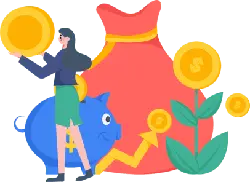Piggy Bank Coins - investment - Free Download PNG
