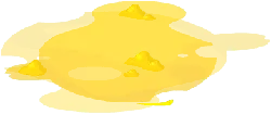 Abstract Artwork - shapes - yellow - Transparent Background PNG