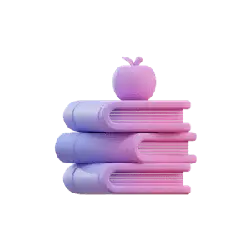 Apple and Books - Trending PNG
