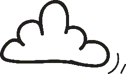 Cloud - line - No Watermark PNG