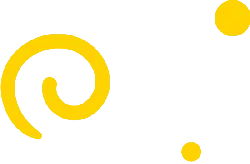 Yellow Spiral Pattern - design - Transparent Layer PNG